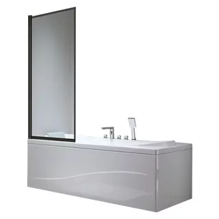 Vaňová zástena Hydrosan jednodielna, 70 x 140 cm, priehľadná